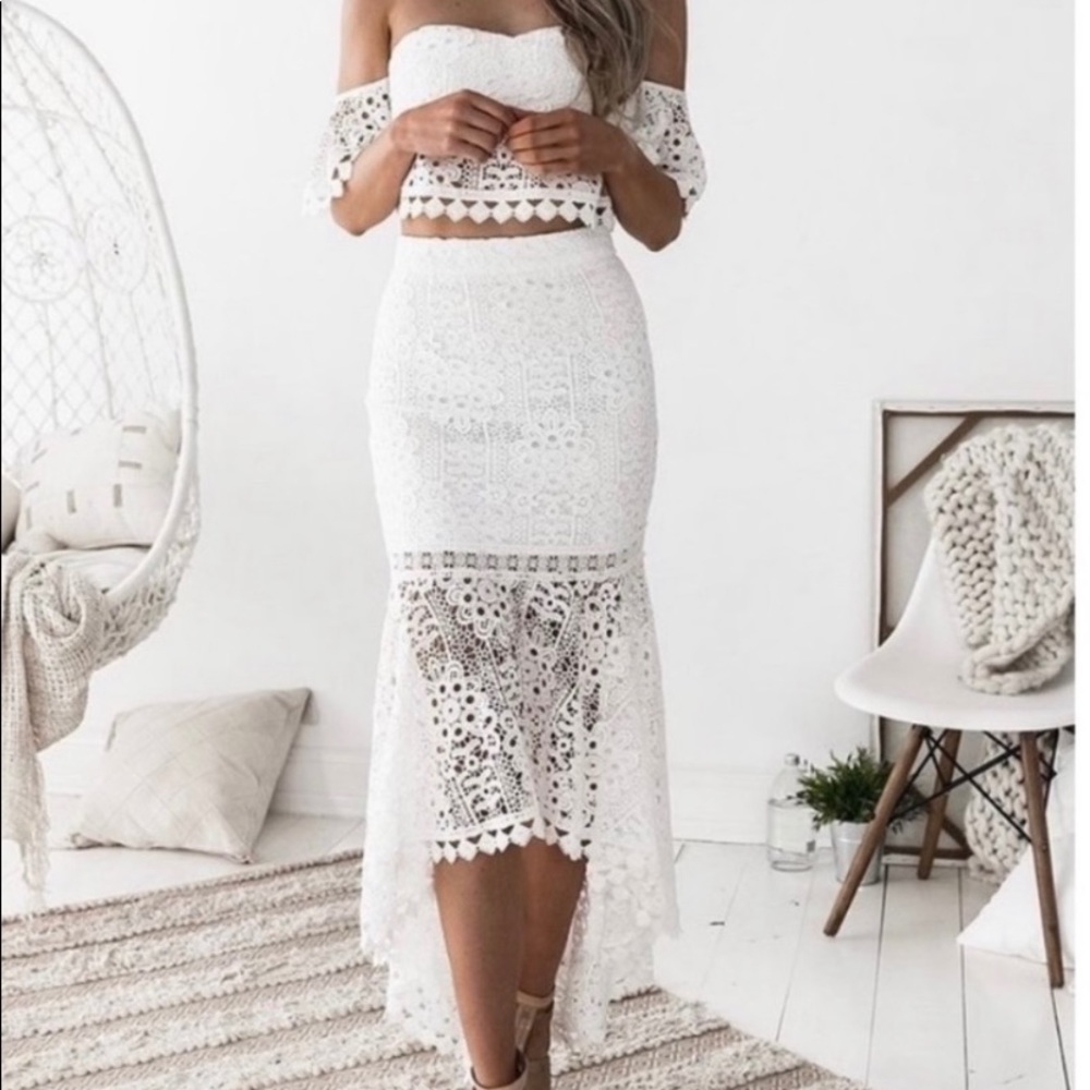 NWT White Celine Set Medium